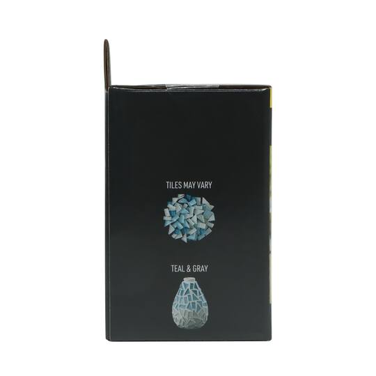 Teal & Gray Mosaic Vase Kit by Make Market®